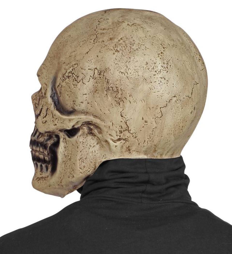 Masque en latex tête de mort