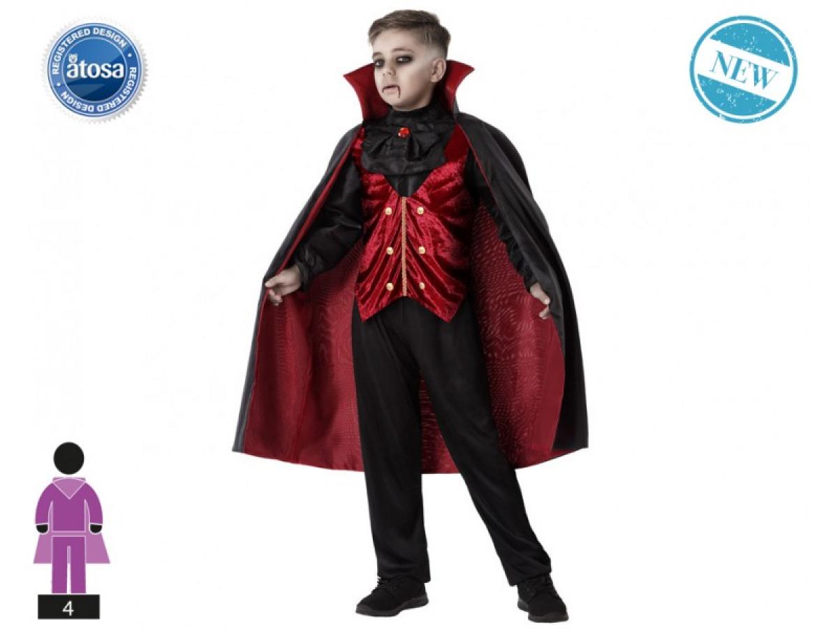 Vampire élégant taille 7/9 ans