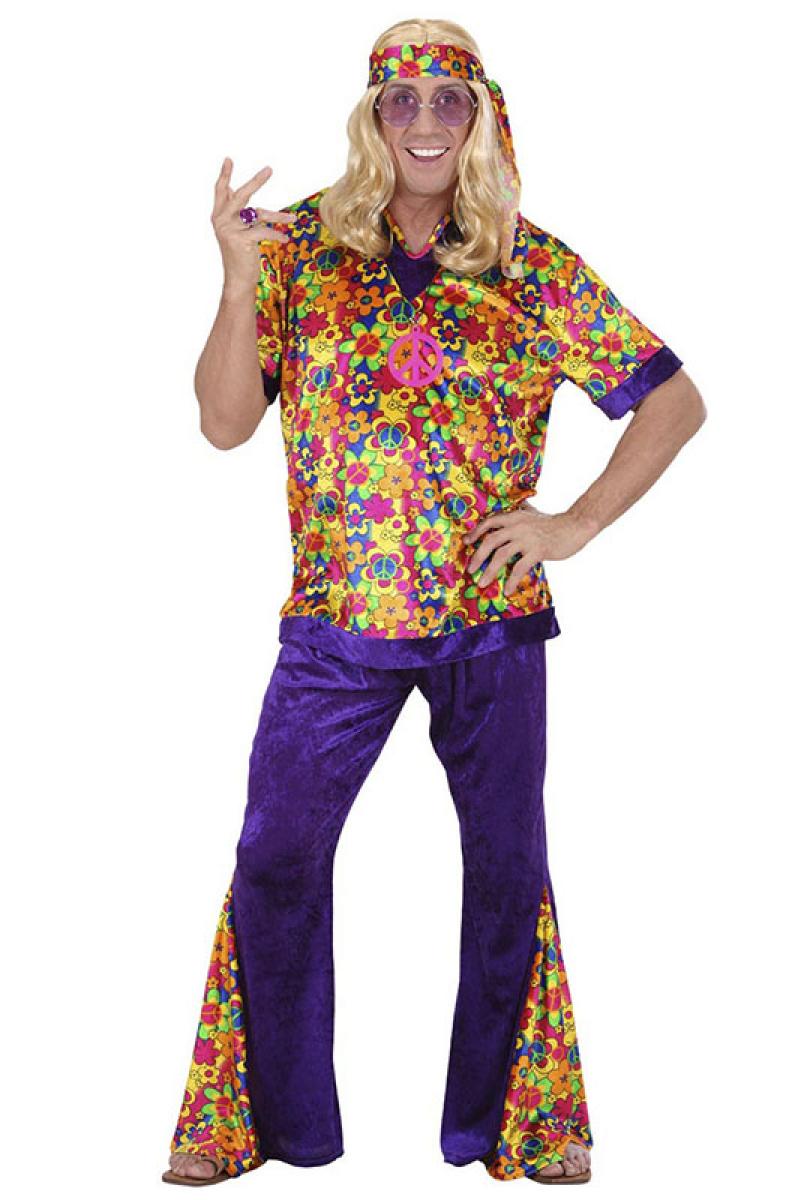 Hippie homme à fleurs taille L