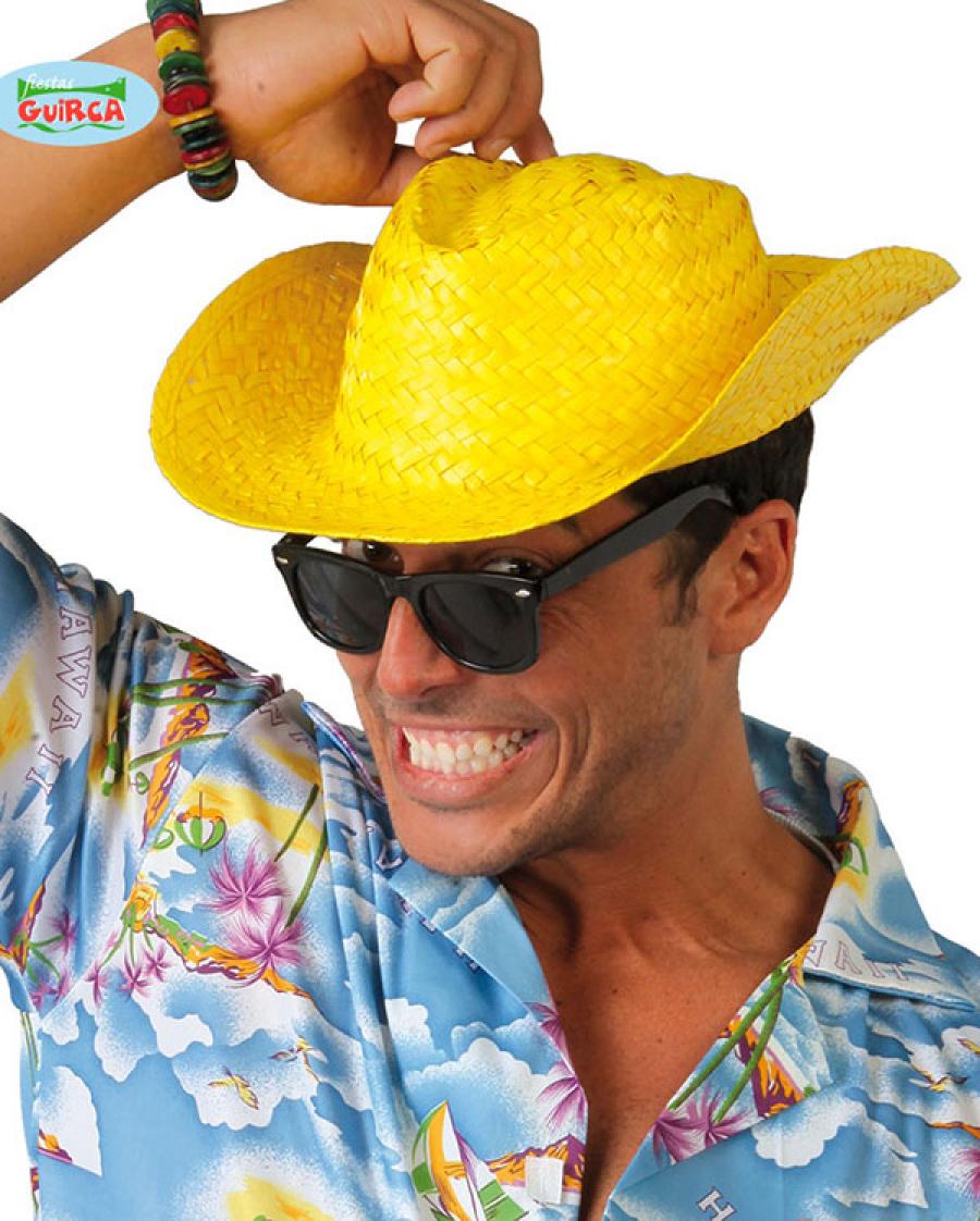 Chapeau bodega paille jaune