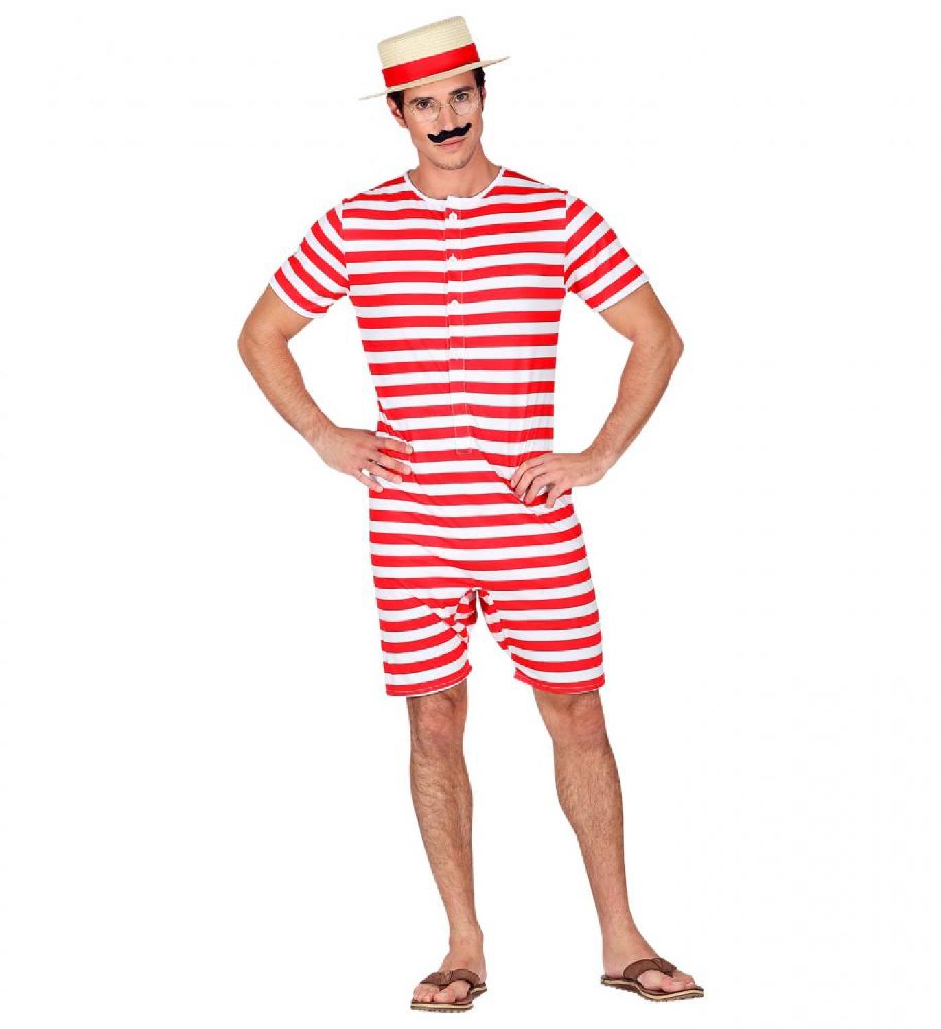 Maillot de bain 1900 petit baigneur taille L