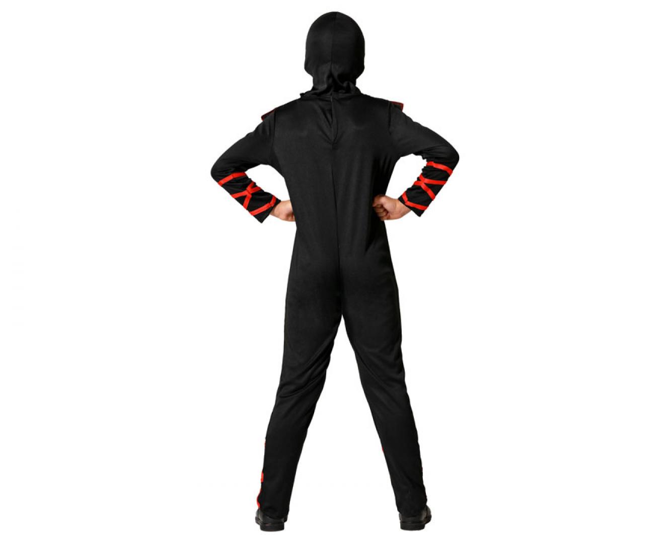 Ninja rouge du dragon taille 7/9 ans
