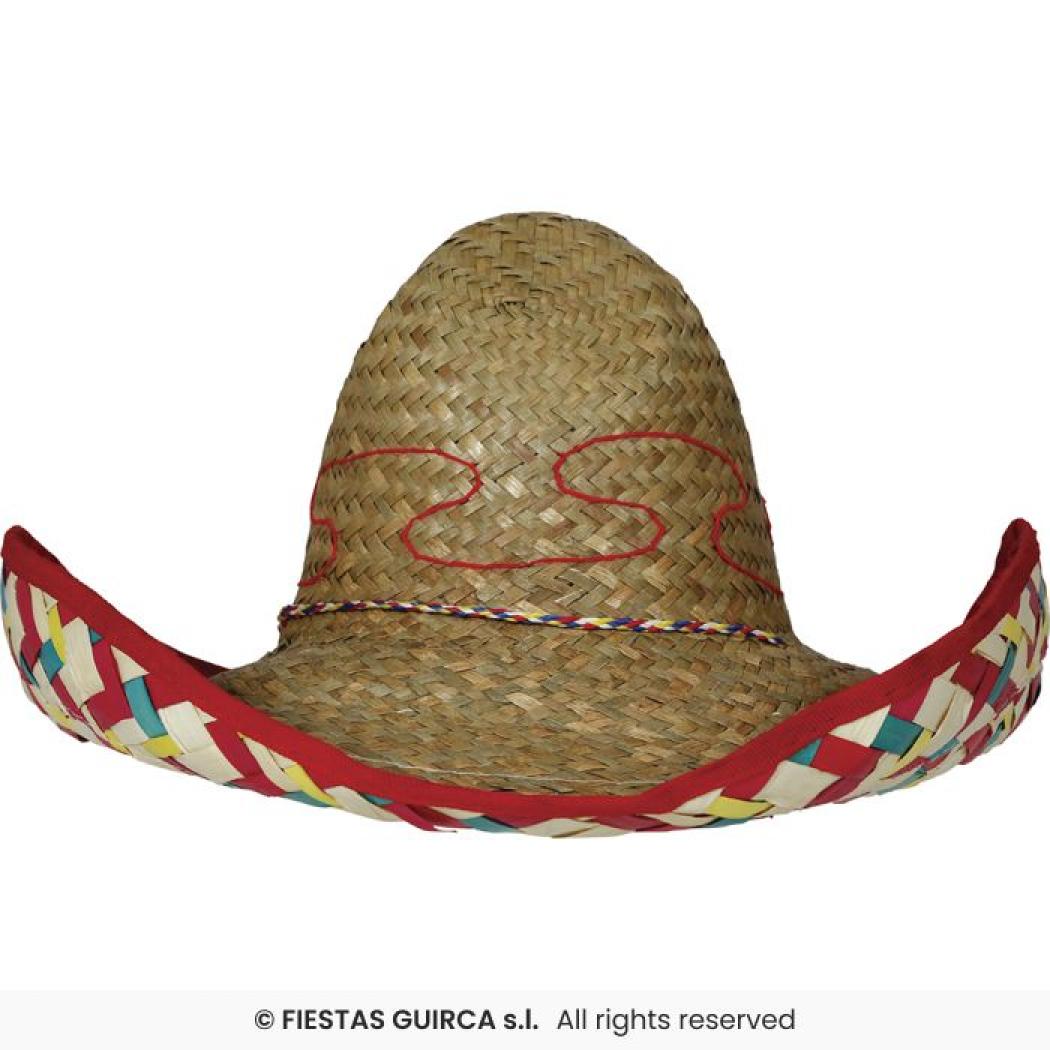 Sombrero mexicain naturel 50/55 cm