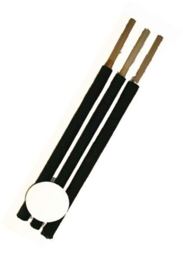 3 Torches de jardin 45 minutes en cire