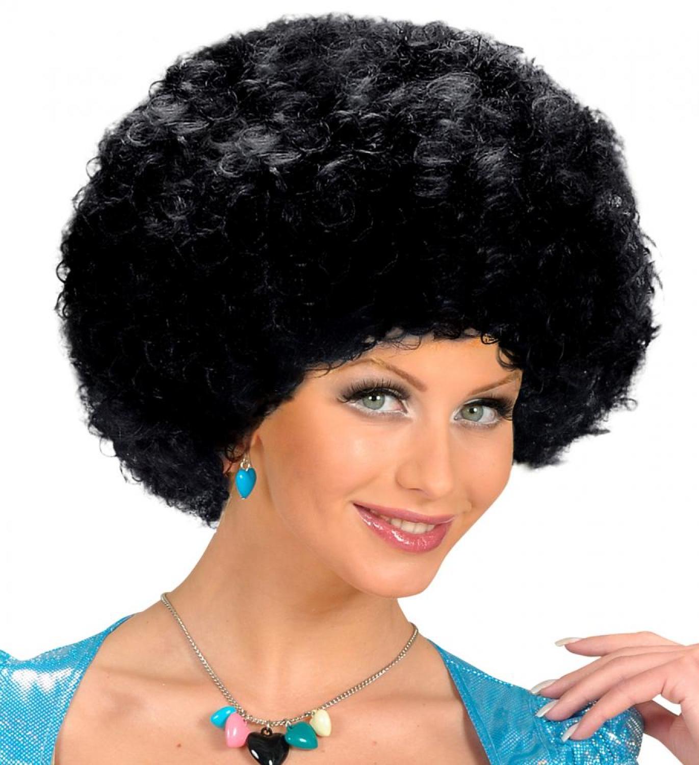 Perruque afro noire
