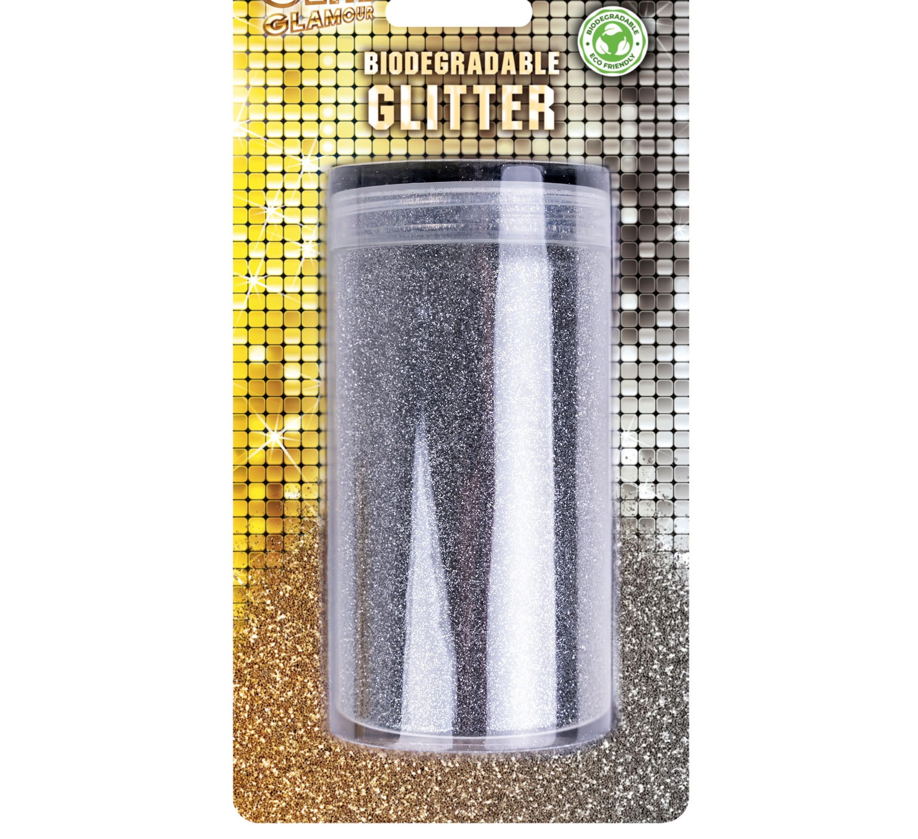 Pot de paillettes sèches biodégradables 200gr argent