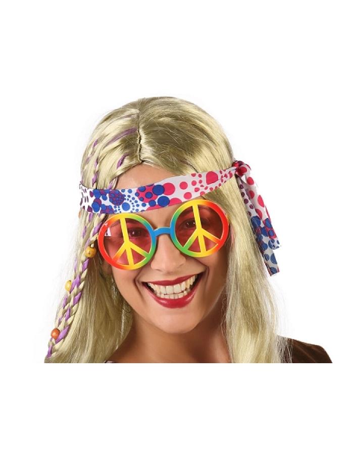 Lunettes hippie peace and love multi (N47)
