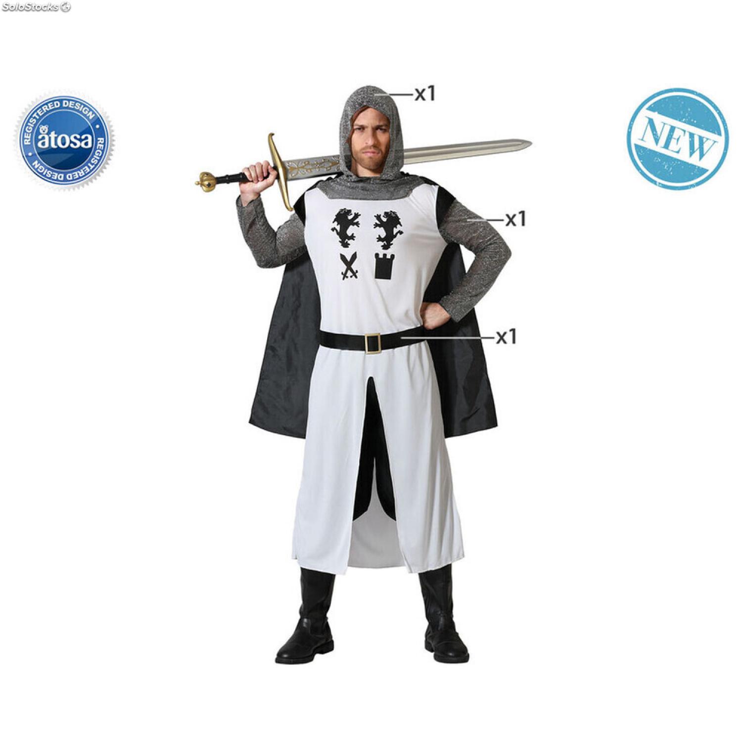 Chevalier croisé blanc taille XS/S