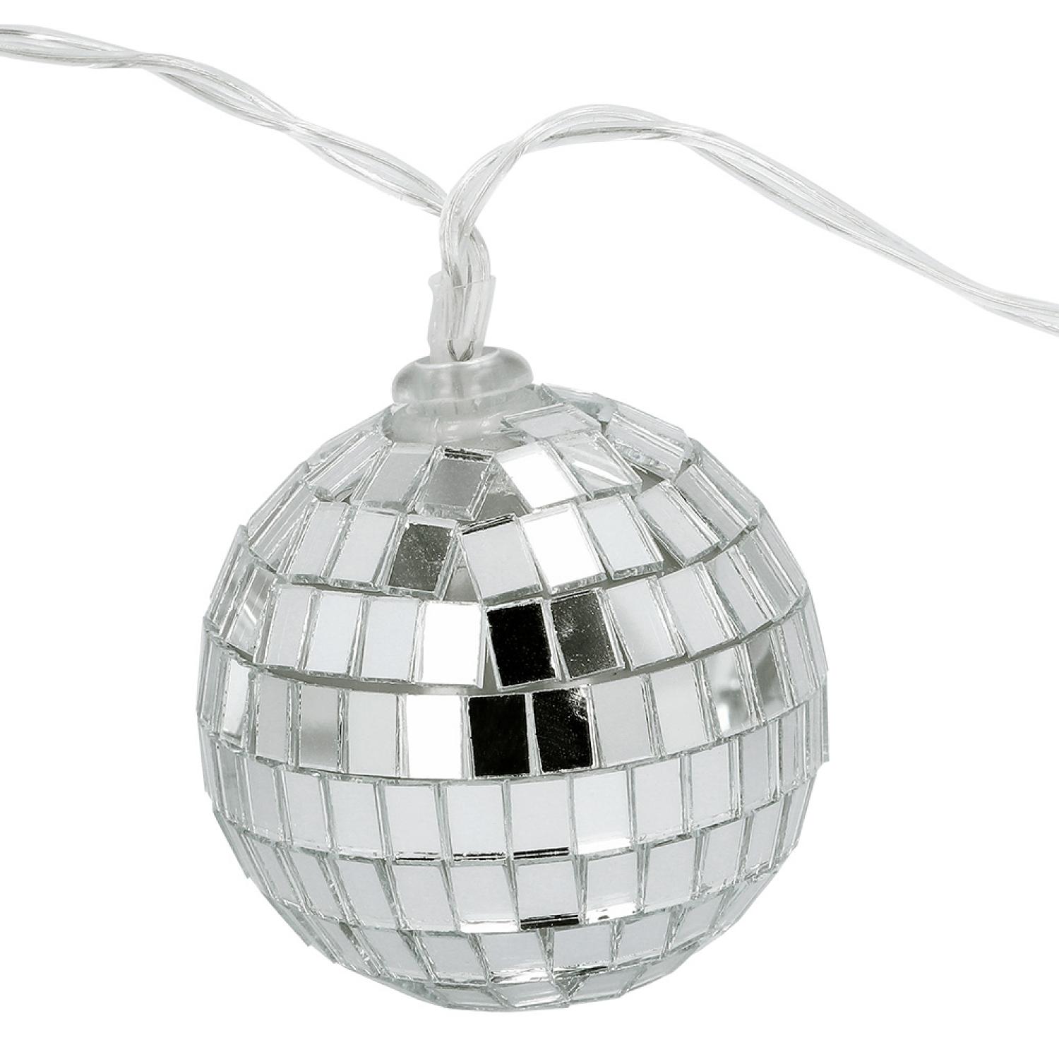 Guirlande lumineuse boule à facettes