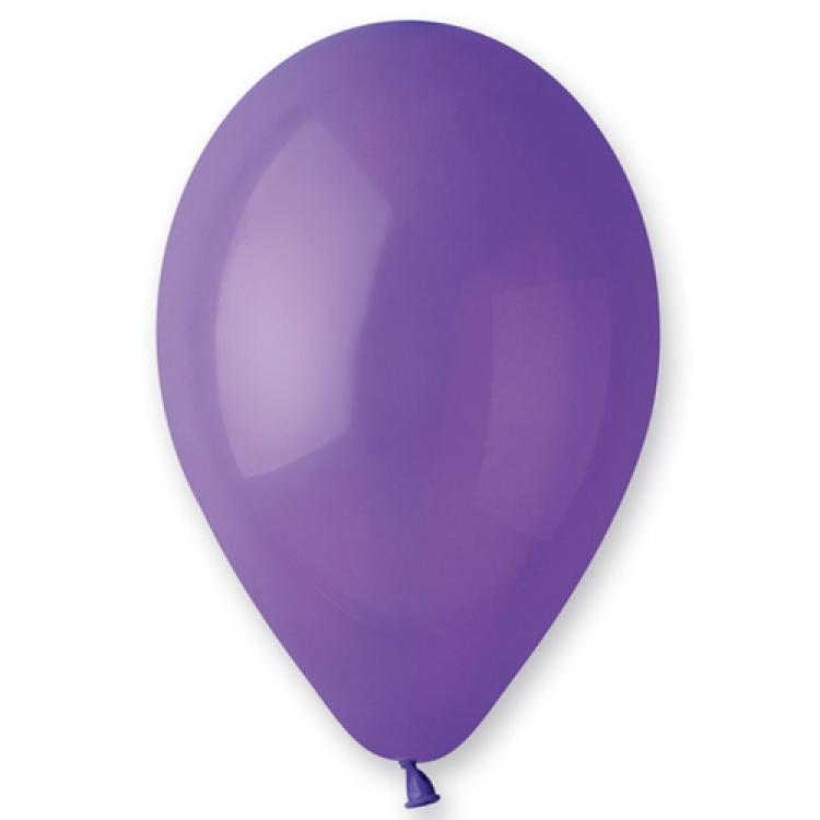 100 ballons latex 28cm violet