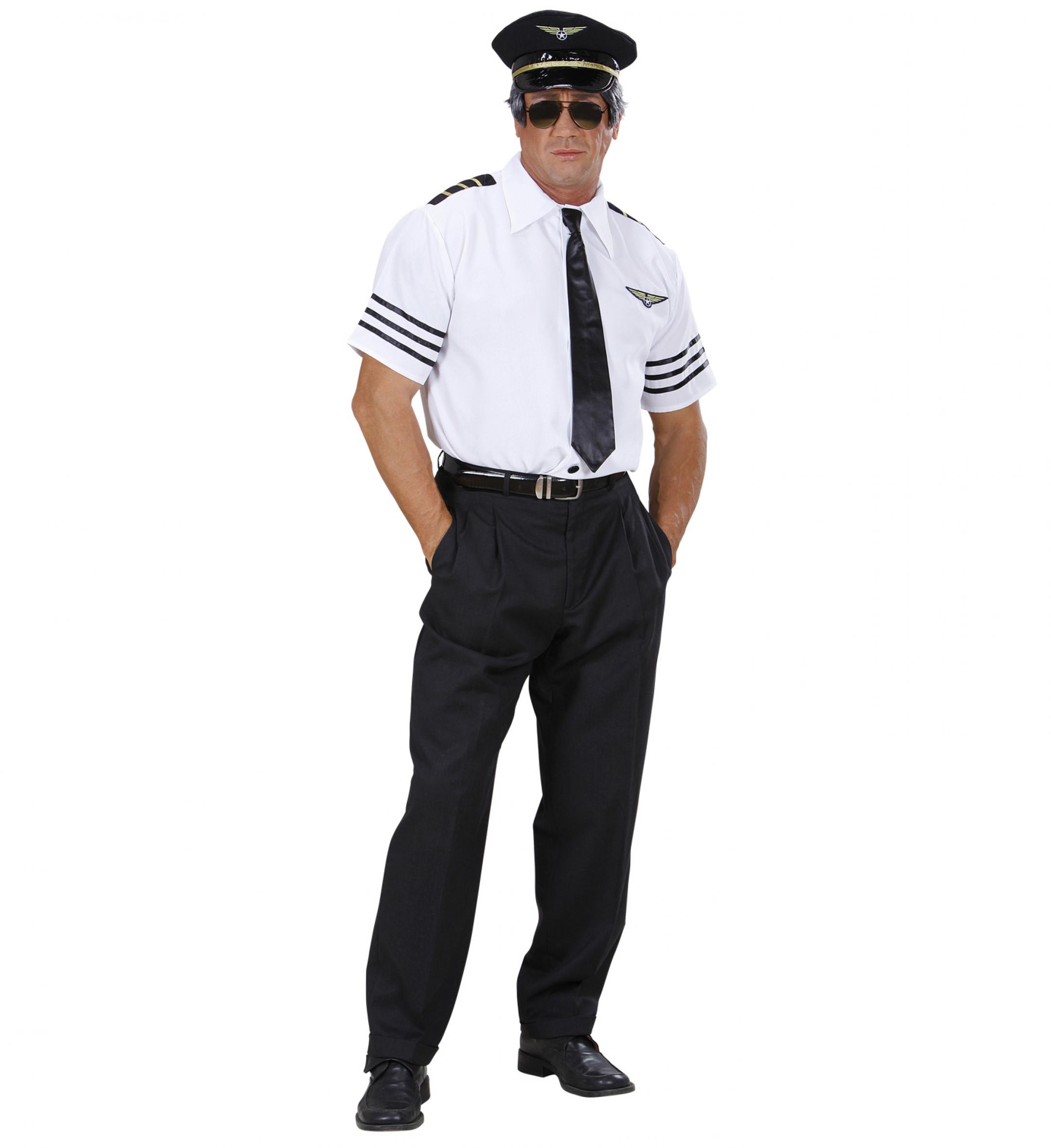 Chemise de pilote avec casquette taille S