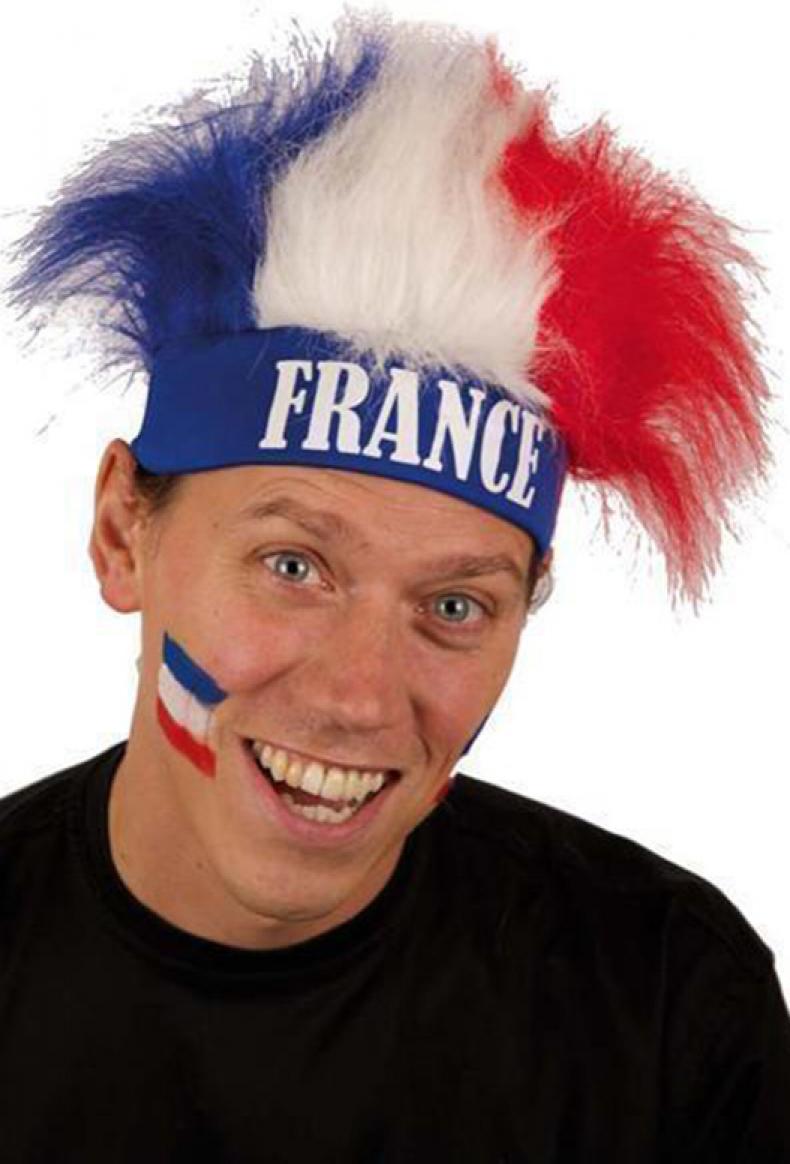 Bandeau France avec cheveux
