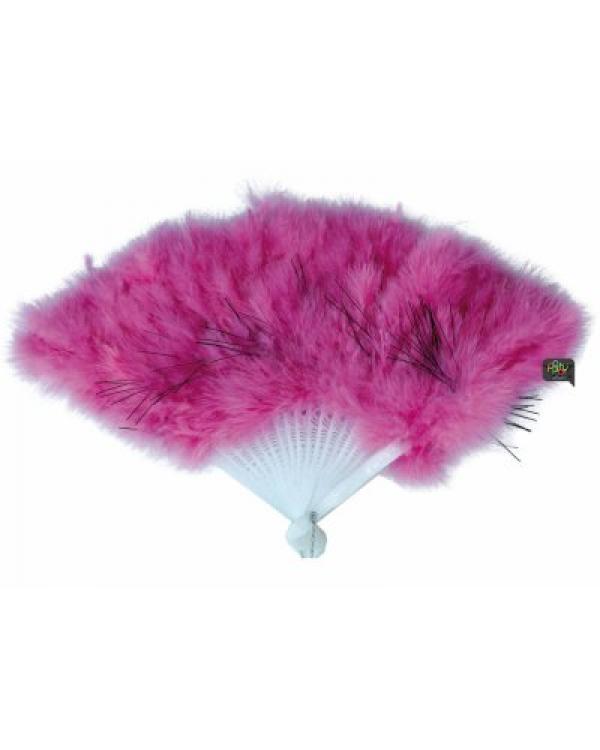 Eventail plume fuchsia 25cm