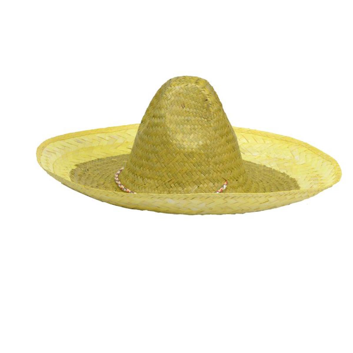 Sombrero mexicain adulte jaune