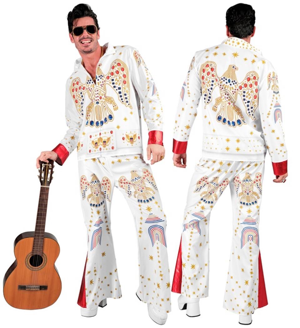 Déguisement Fast Costume Elvis roi du Rock'n Roll réaliste taille XL