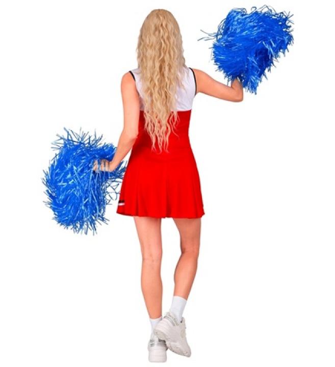 Cheerleader pompom girl rouge Cheers taille L