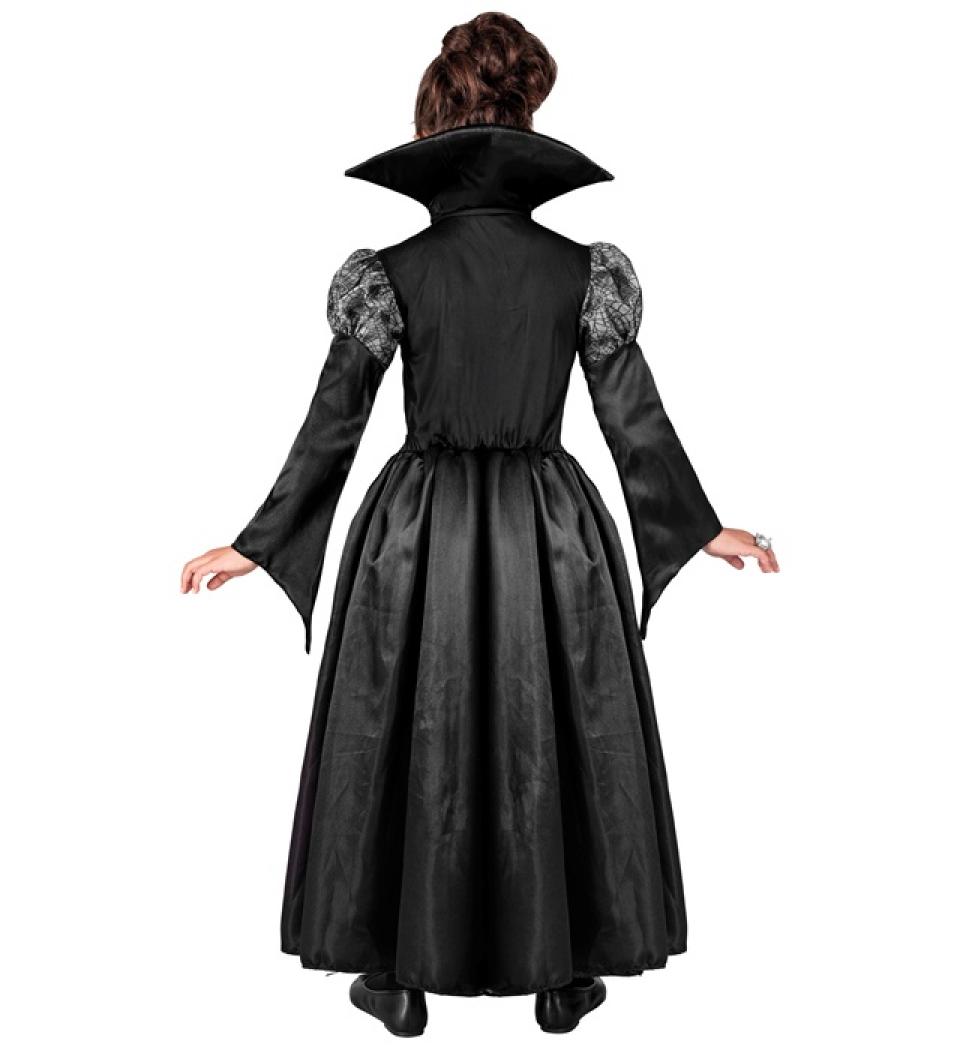 Vampiresse toile grise fille taille 4/5 ans