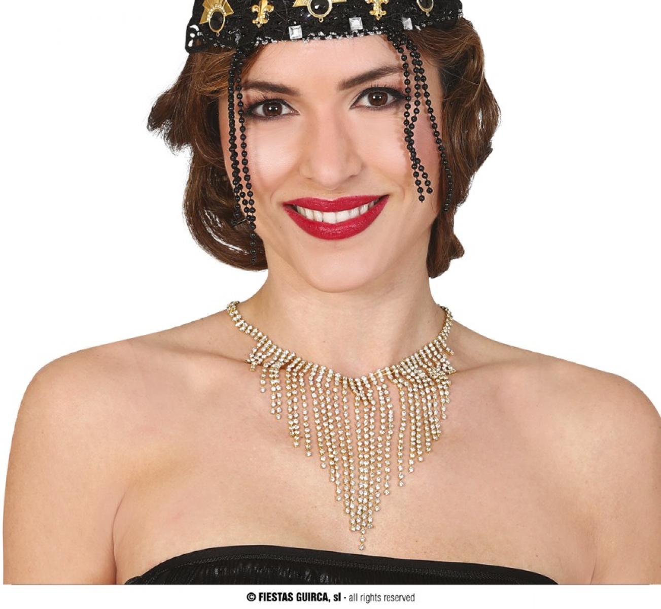 Collier années 20 rivière de diamants