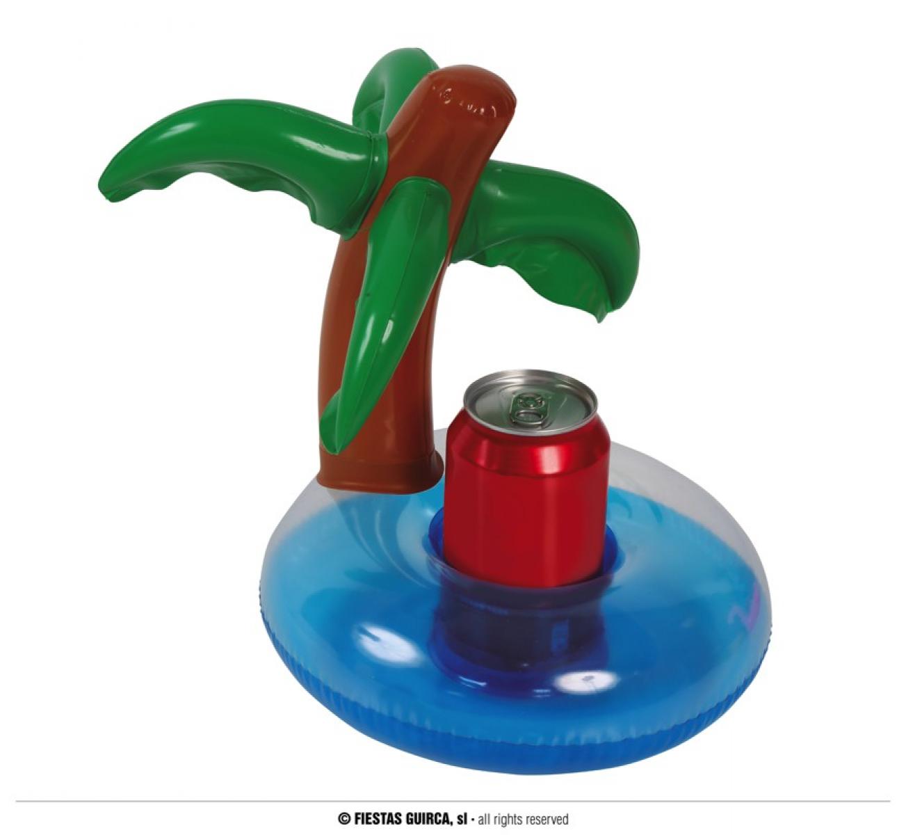 Porte-gobelet gonflable Palmier 26cm