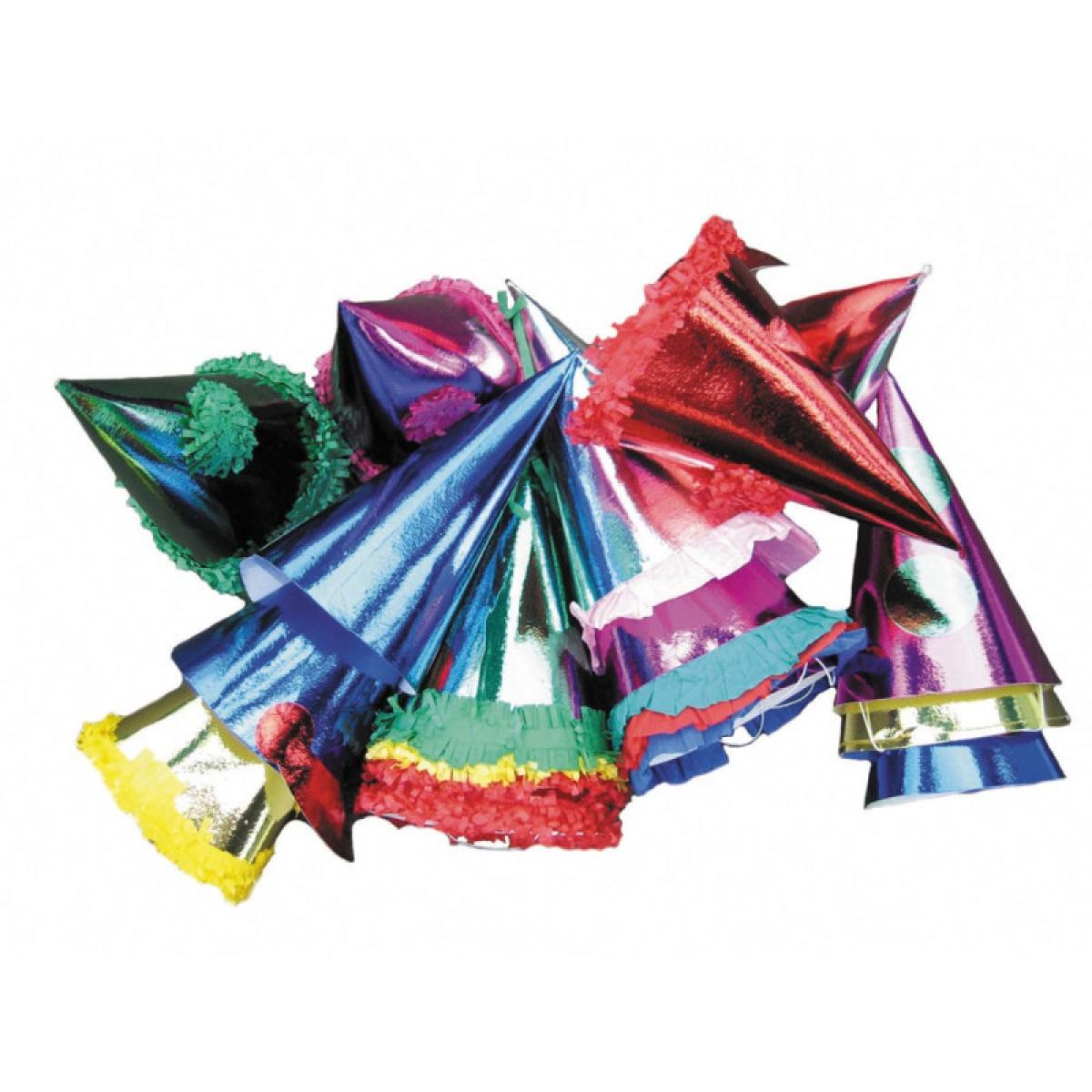 50 chapeaux métallisés assortis