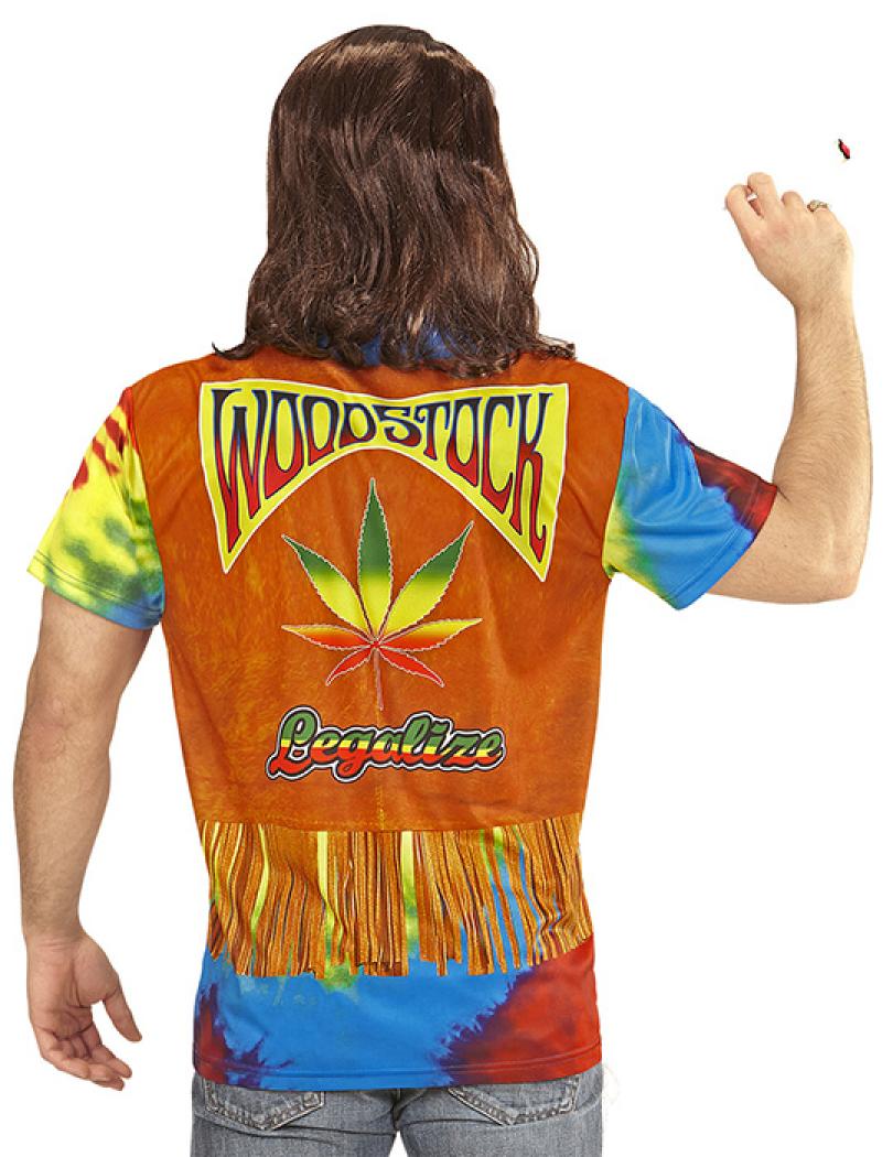 Tee shirt hippie homme taille M/L