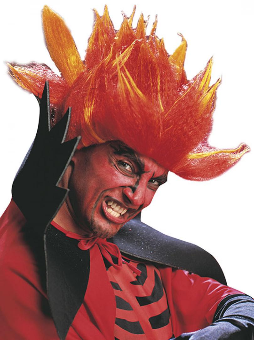 Perruque diable luxe