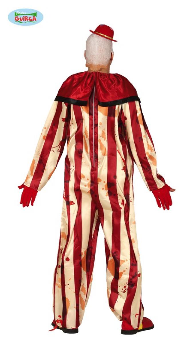 Clown tueur rouge et blanc taille L/XL