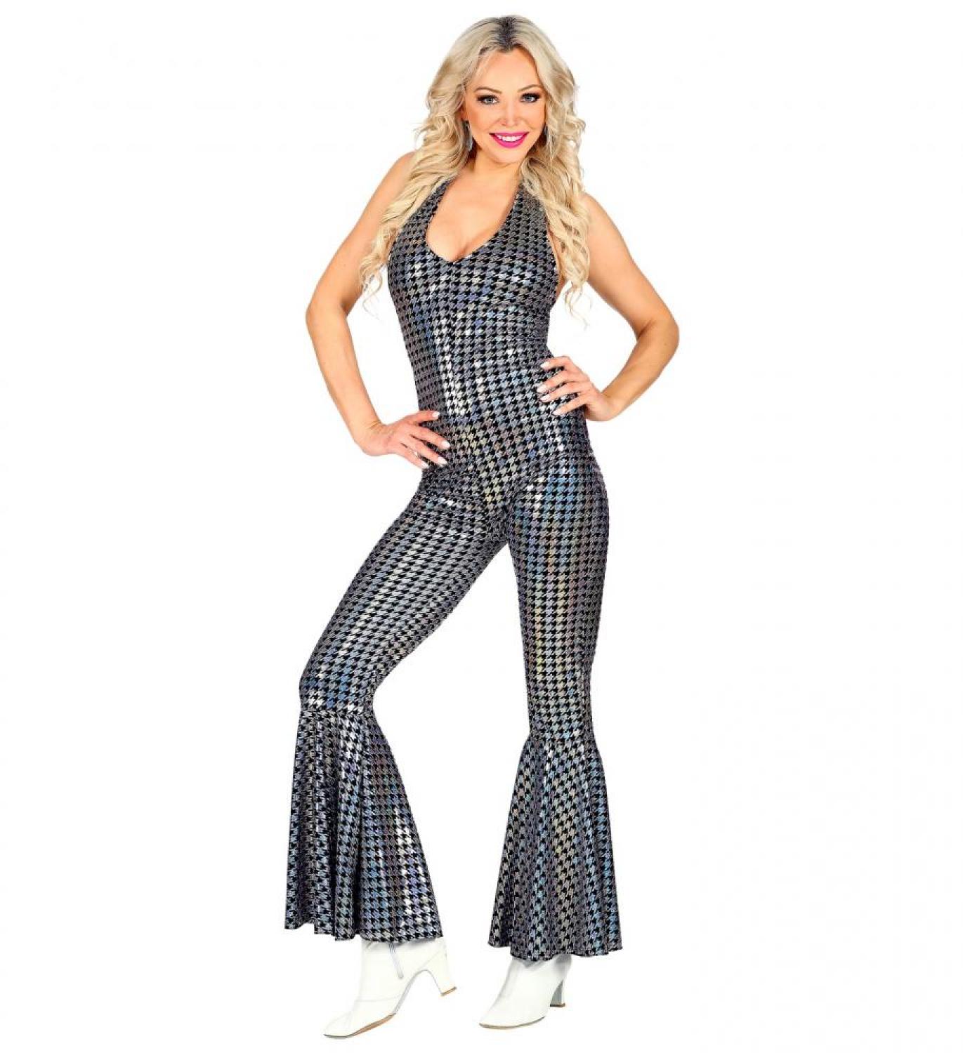 Combinaison disco holographique taille L