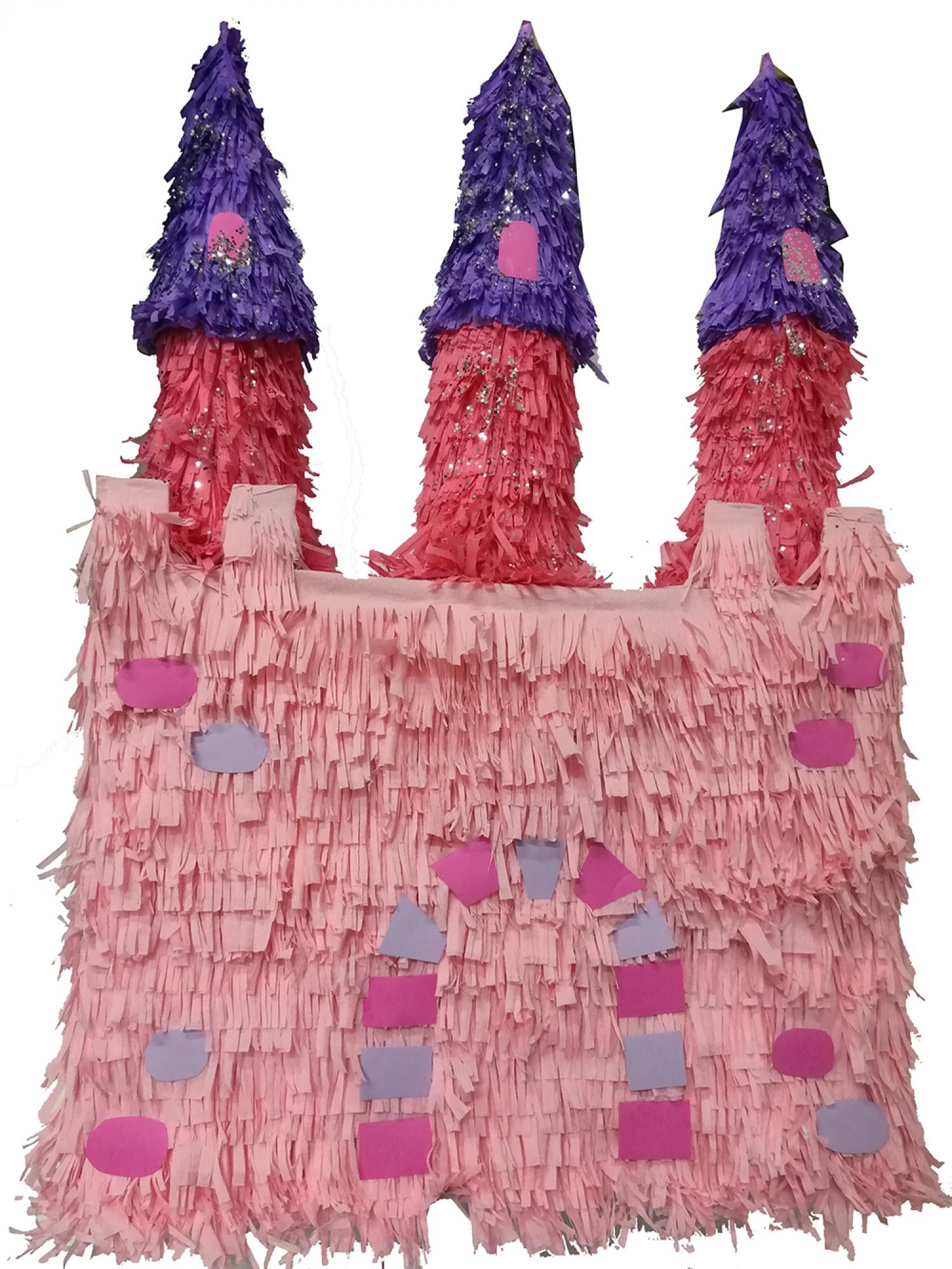 Pinata artisanale chateau de princesse