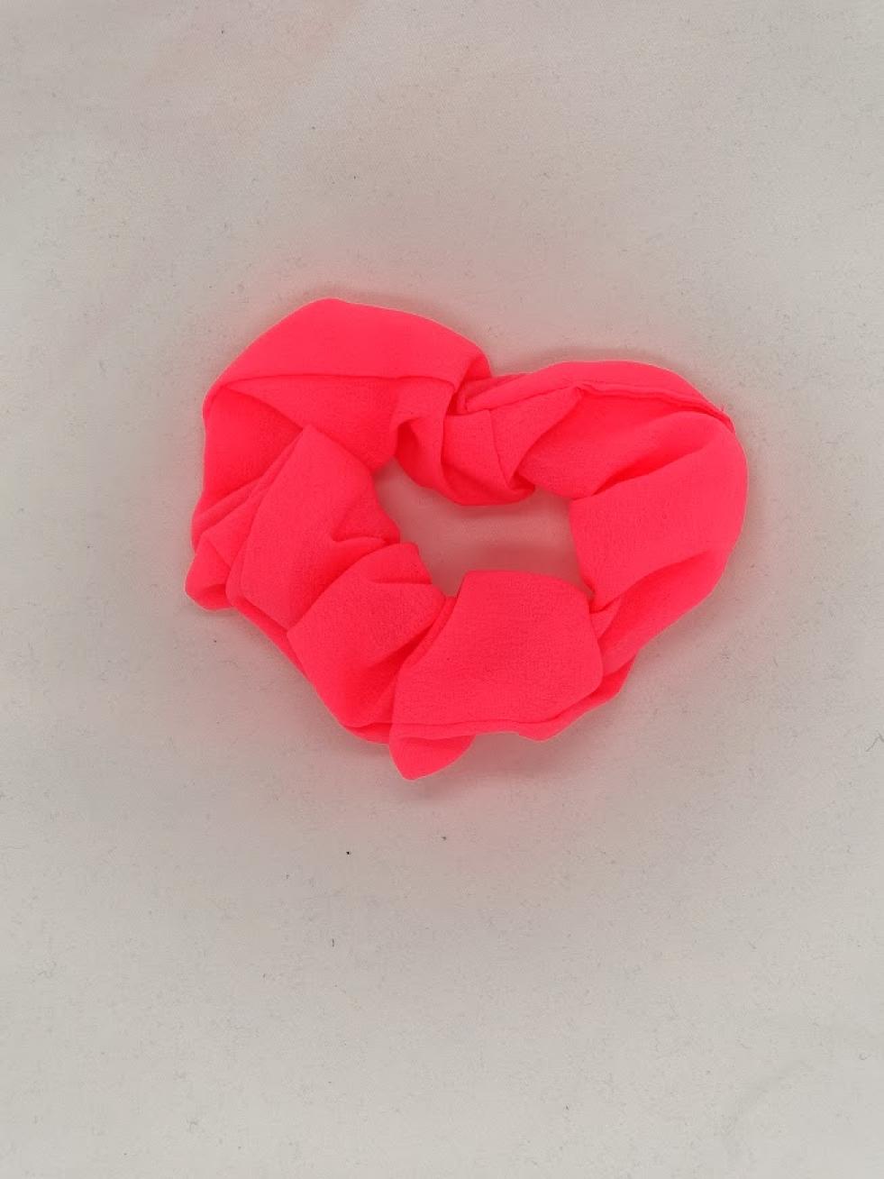 Chouchou rose fluo UV