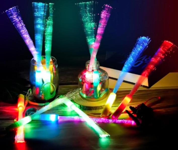 Bâton avec fibres lumineuses 27cm