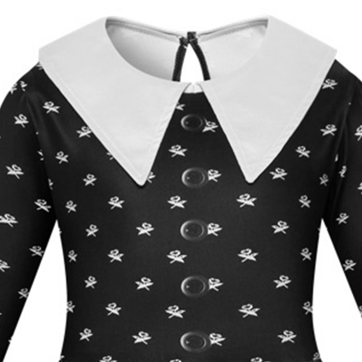 Robe écolière du mercredi avec col 7/9 ans