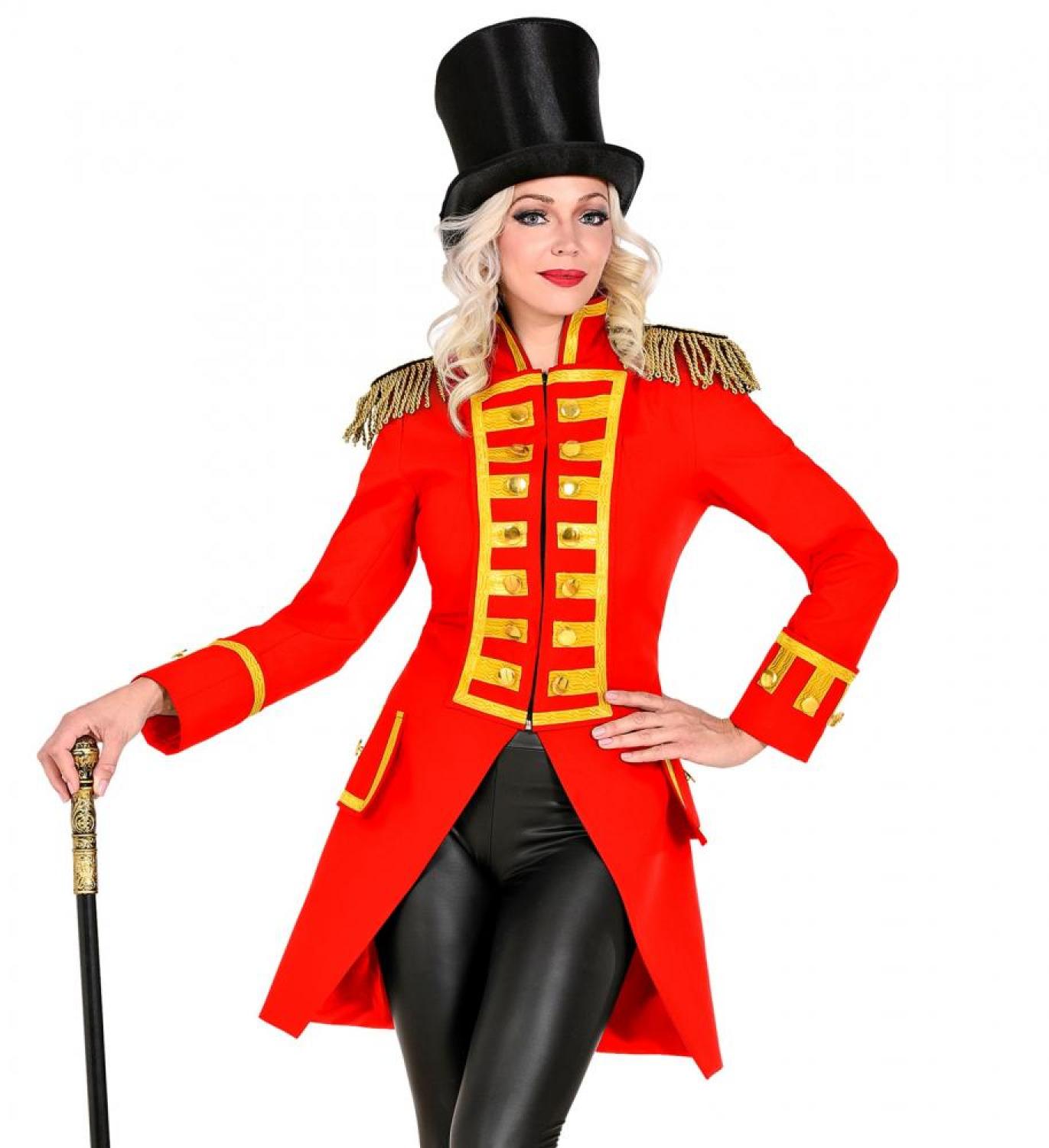 Veste de parade rouge luxe femme taille M