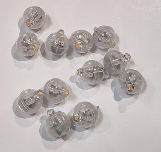 Lot de 12 bougies LED pour lampion
