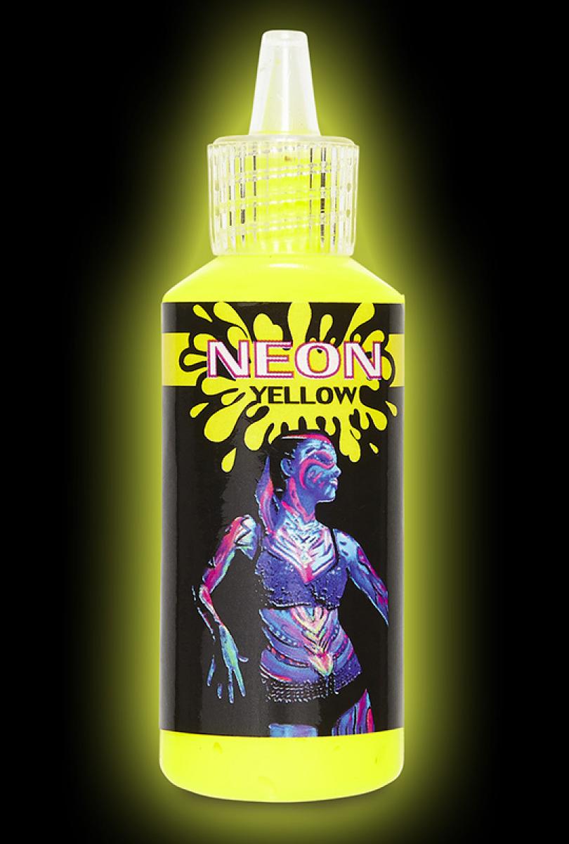 Flacon maquillage jaune fluo 18g