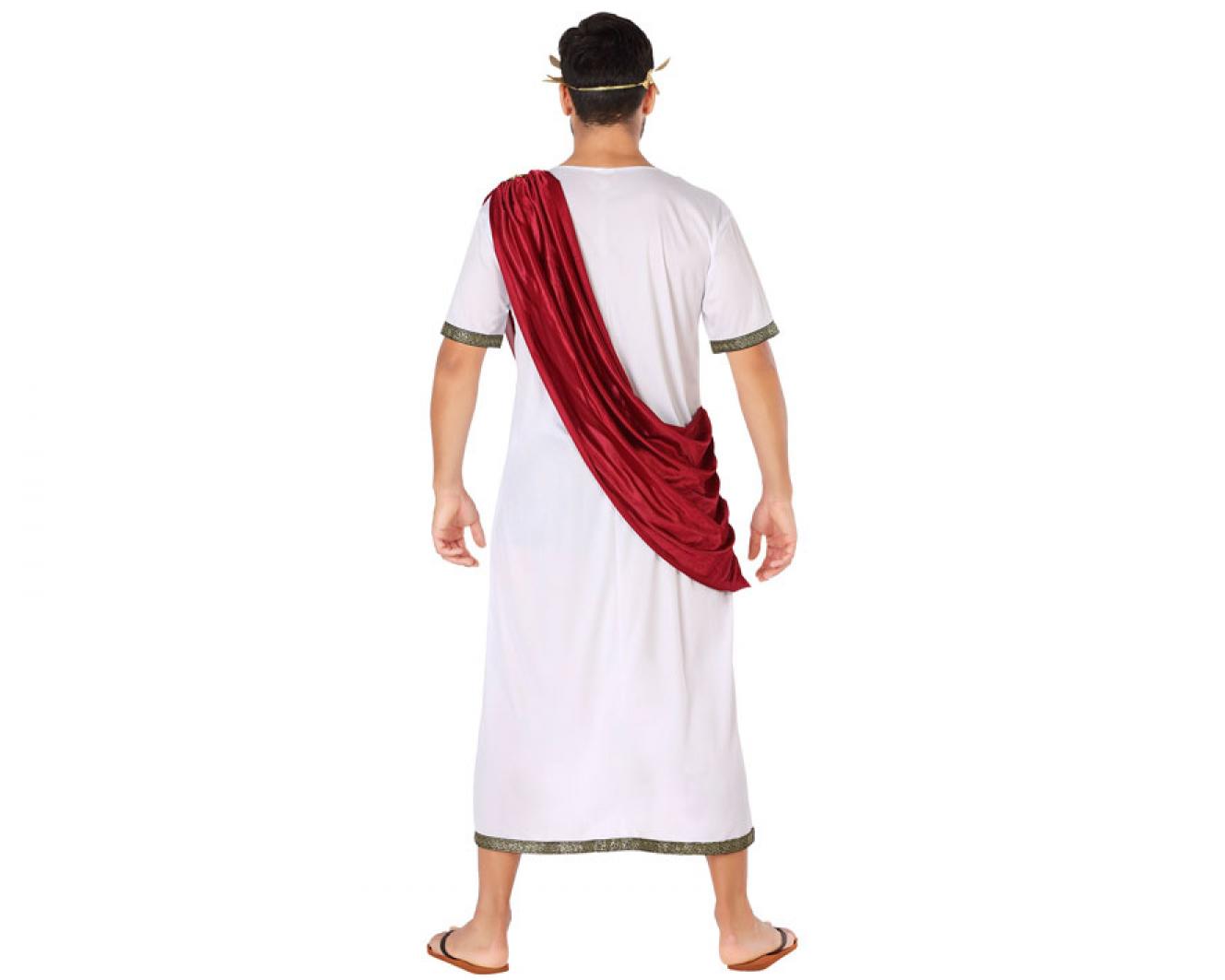 Sénateur romain rouge et blanc taille XL