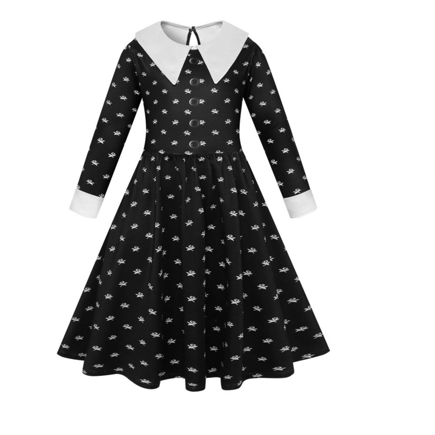 Robe écolière du mercredi avec col 5/6 ans
