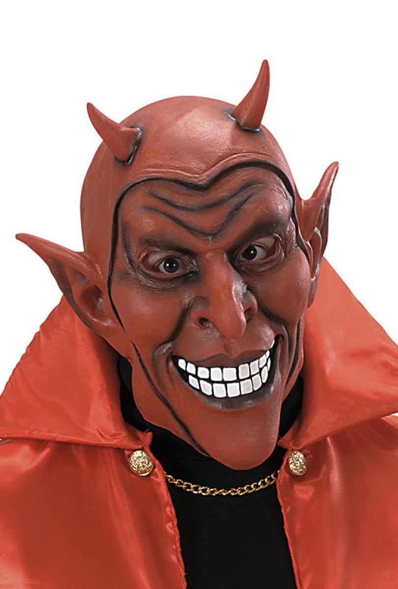 Masque diable souriant