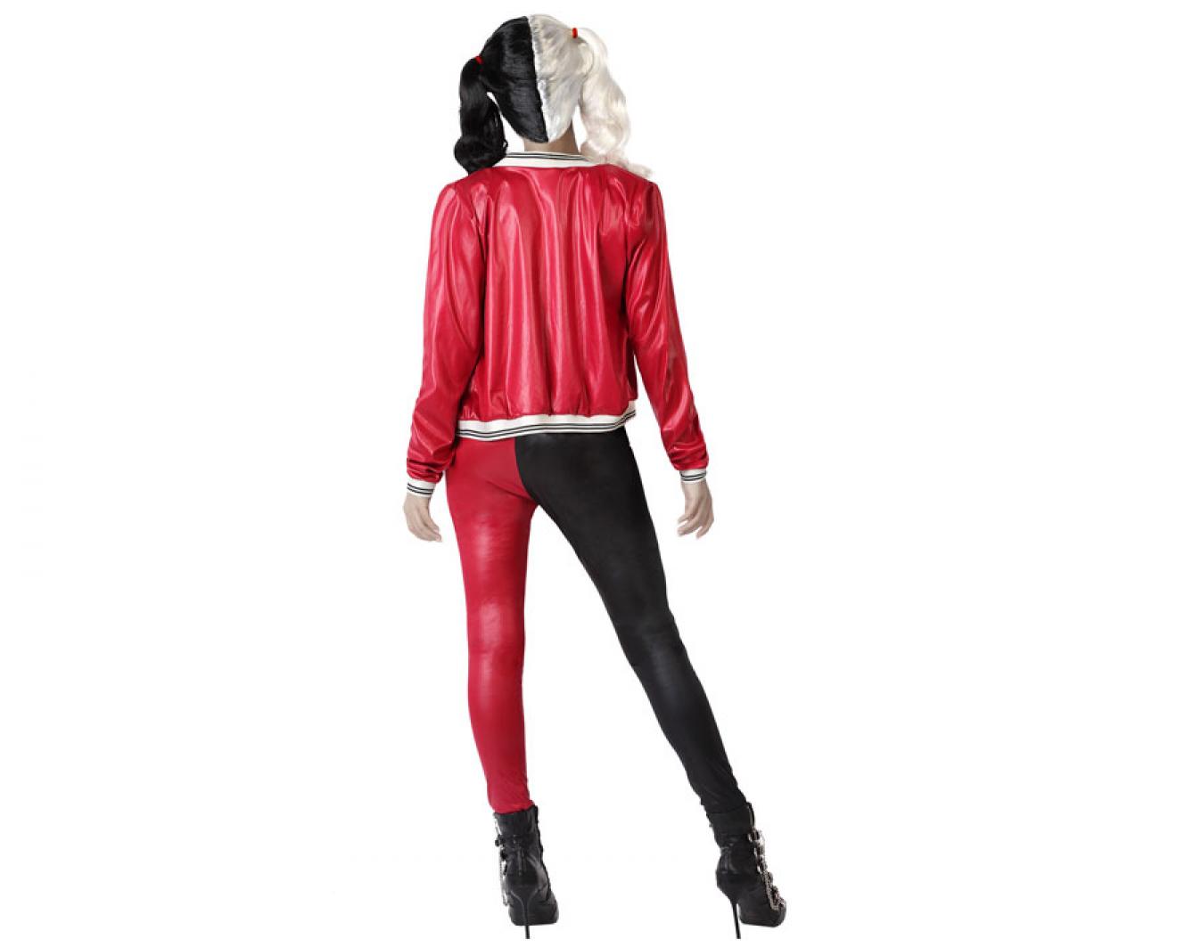 Arlequine noir et rouge taille M/L