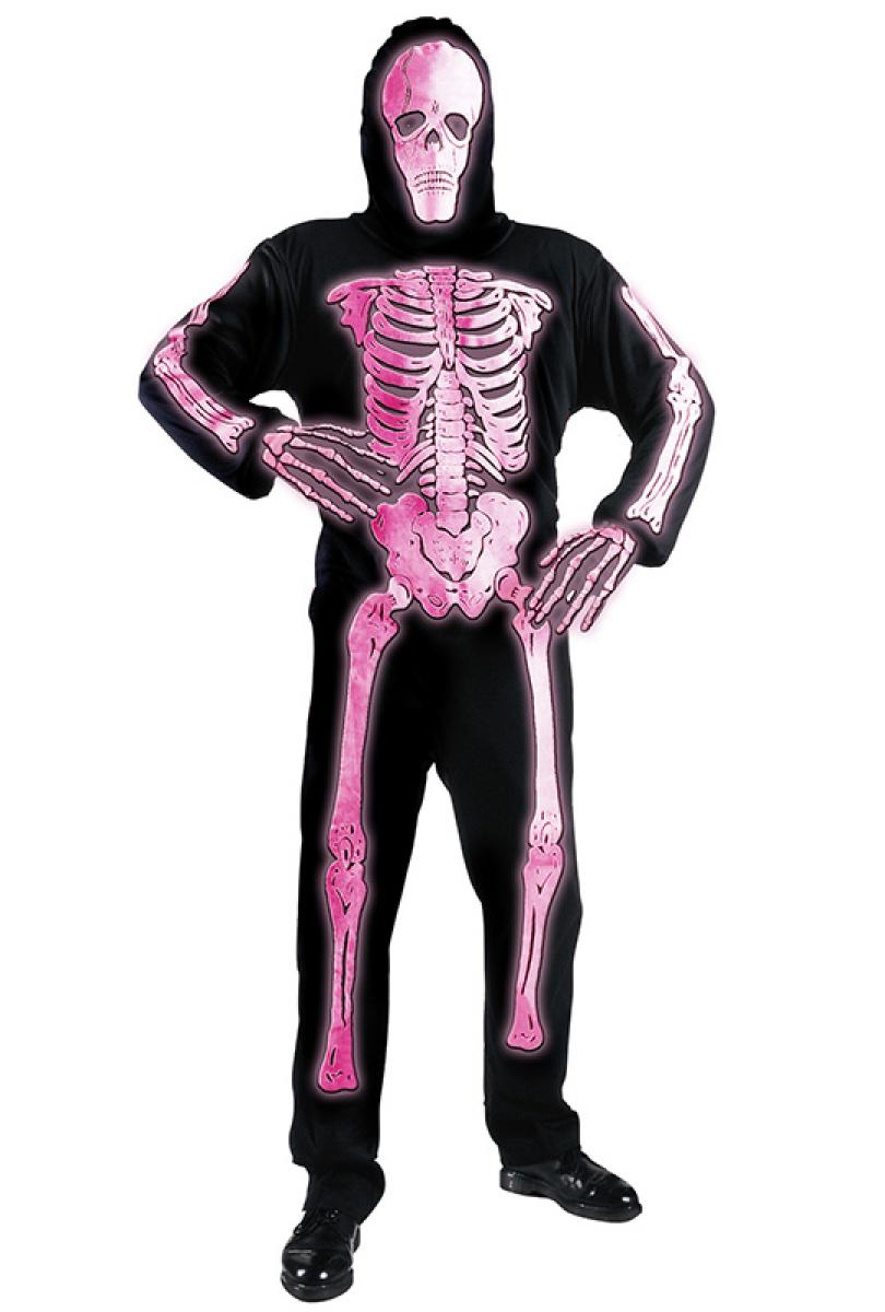 Combinaison squelette neon taille L