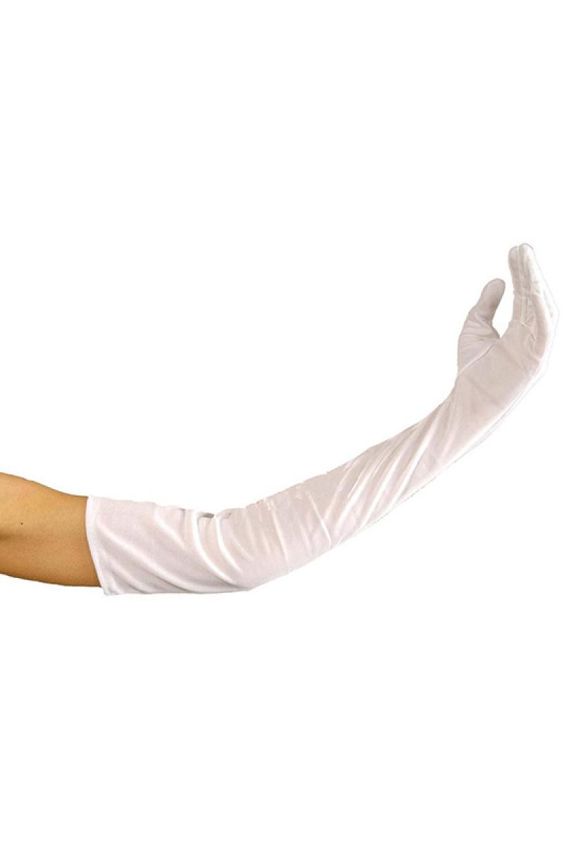 Gants longs 60 cm blancs