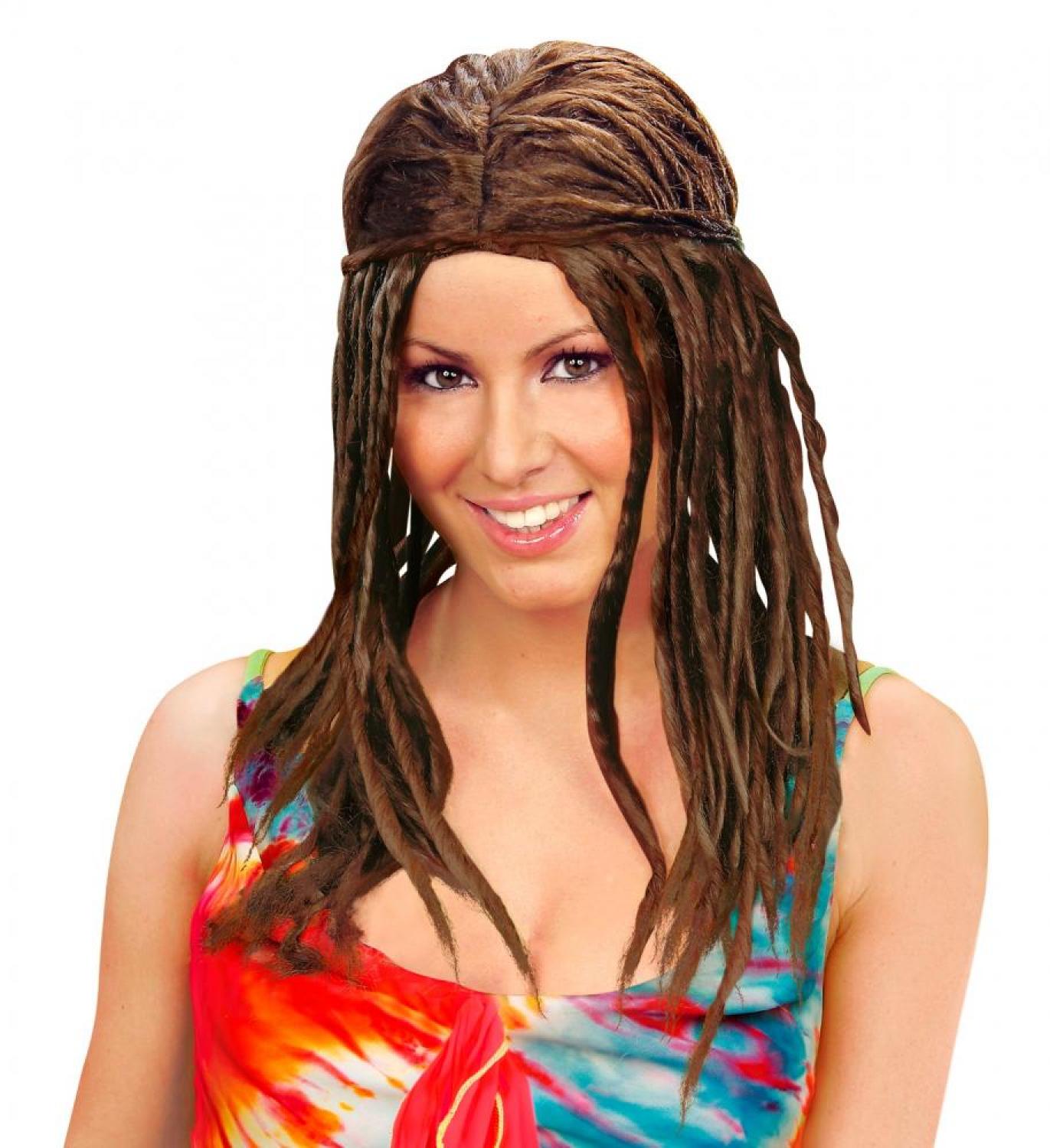 Perruque Dreadlocks brune mixte