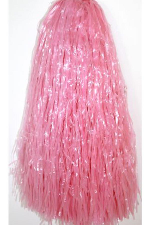 Paire de petits pompons rose