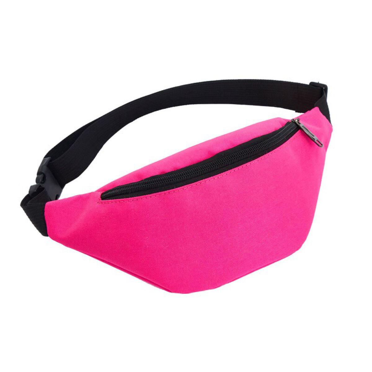 Sac banane années 80 rose fluo