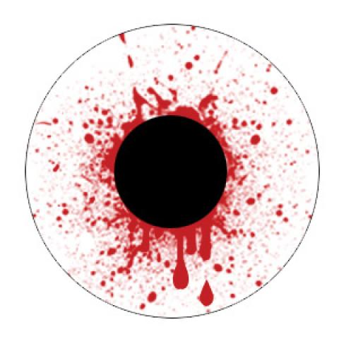 Paire de lentilles cosmétiques 1 semaine VIRUS hebdomadaire
