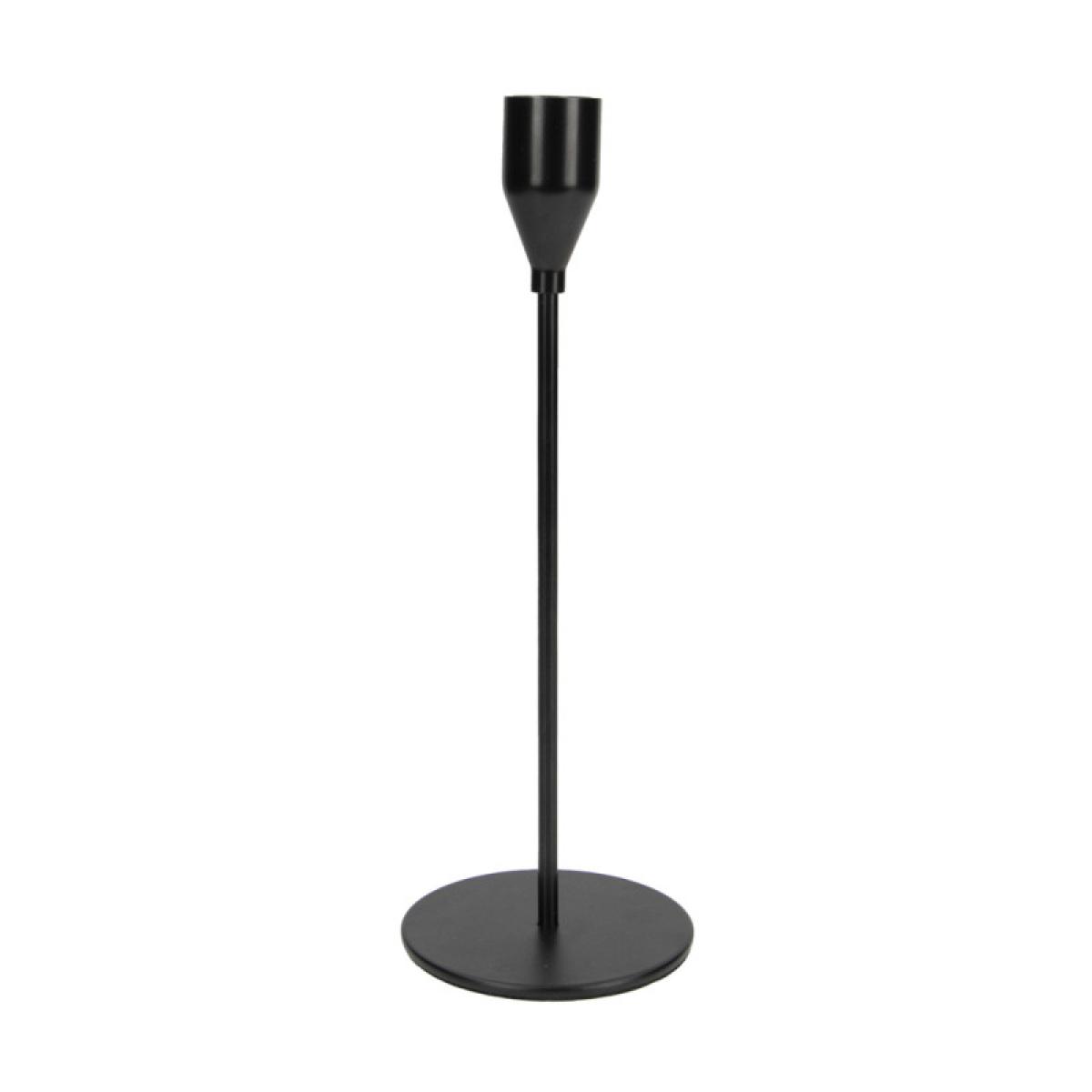 Bougeoir noir mat Halloween 22cm