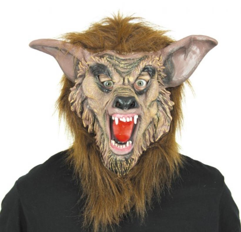 Masque loup garou marron