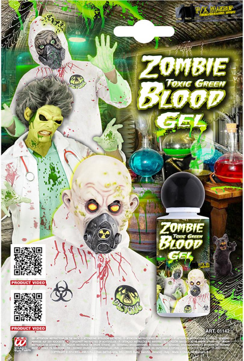 Faux sang gel vert de zombie 20ml