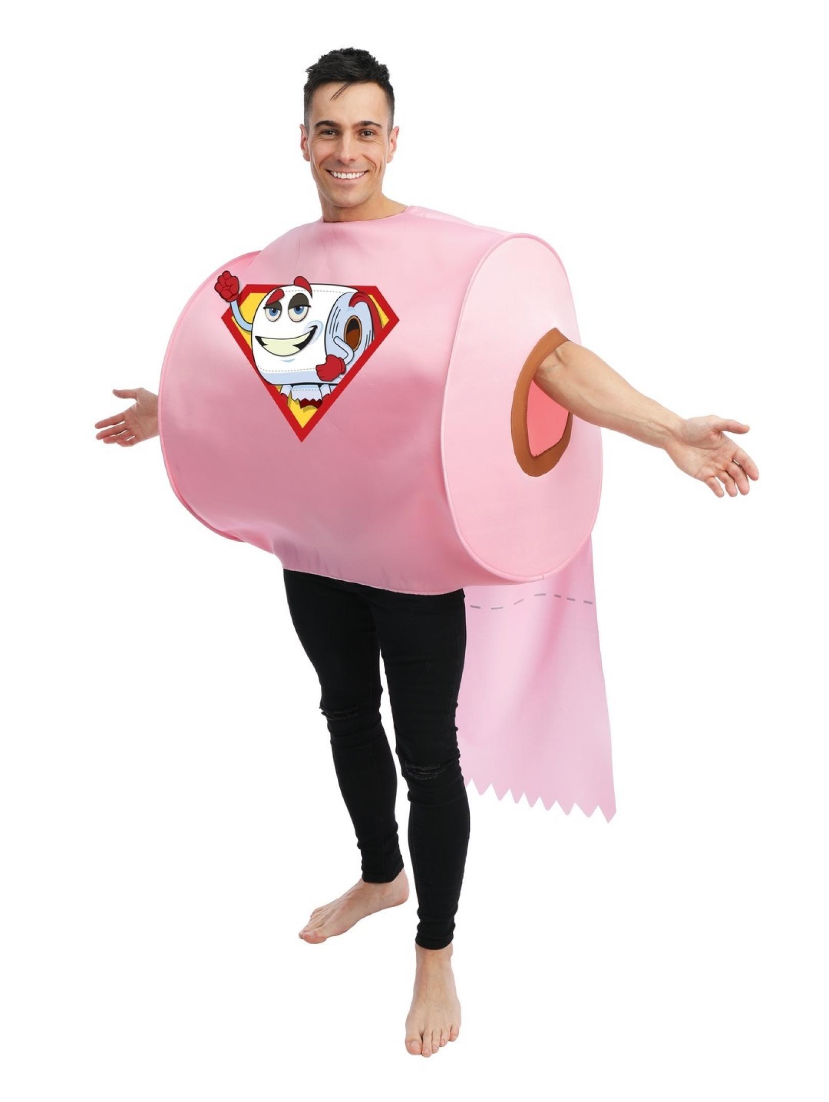 Rouleau papier toilette rose super PQ taille M/L