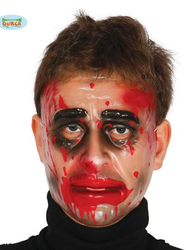 Masque sang transparent homme